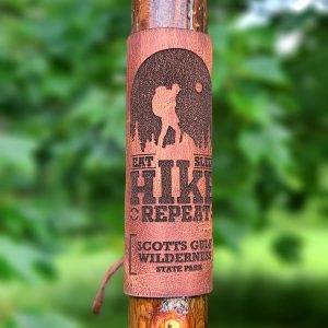 Hiking Stick Leather Wrap